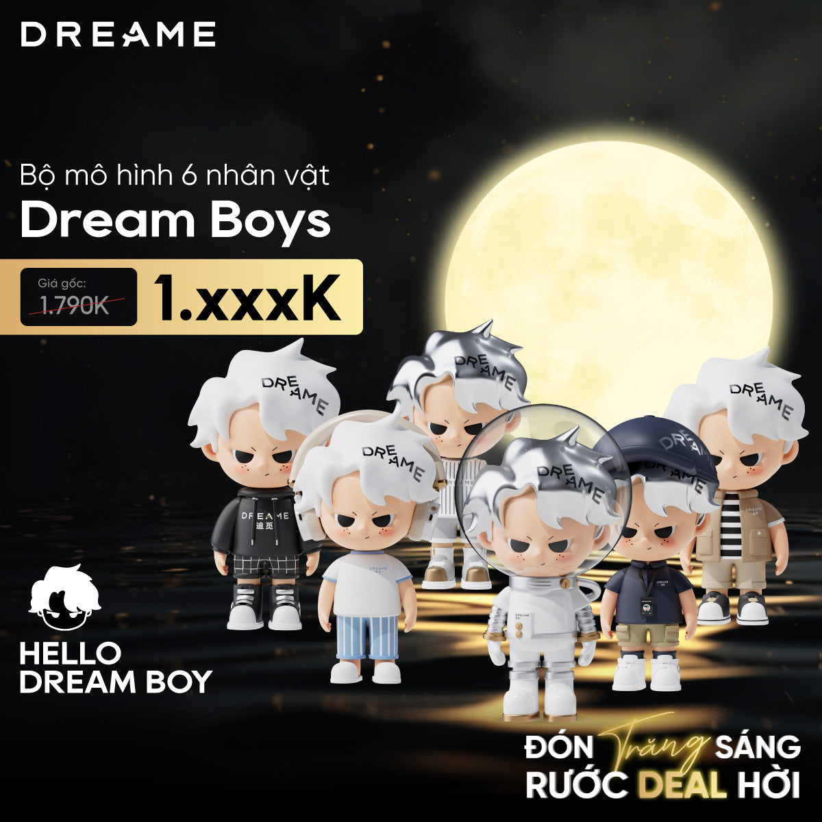 Dream Boy Blind Box - Bộ mô hình Dream Boy 6 nhân vật (1 set 6 box)