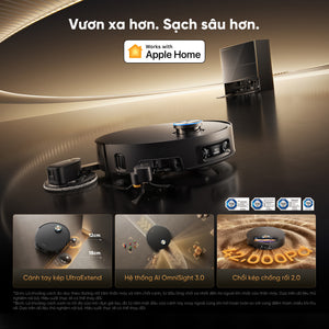 Robot hút bụi lau sàn chuyên dụng thông minh X60 Ultra Extreme