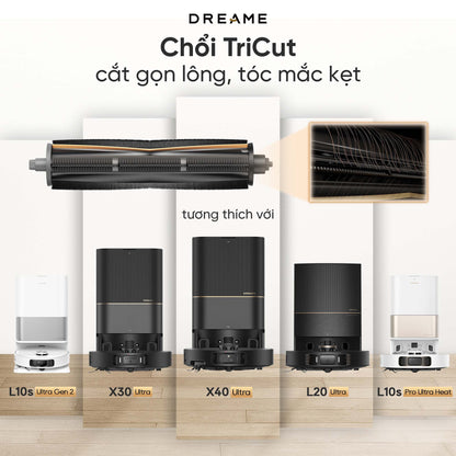 Chổi Tricut dành riêng cho L10s Ultra SE/L20 Ultra/L10s Pro Ultra/X30 Ultra/X40 Ultra