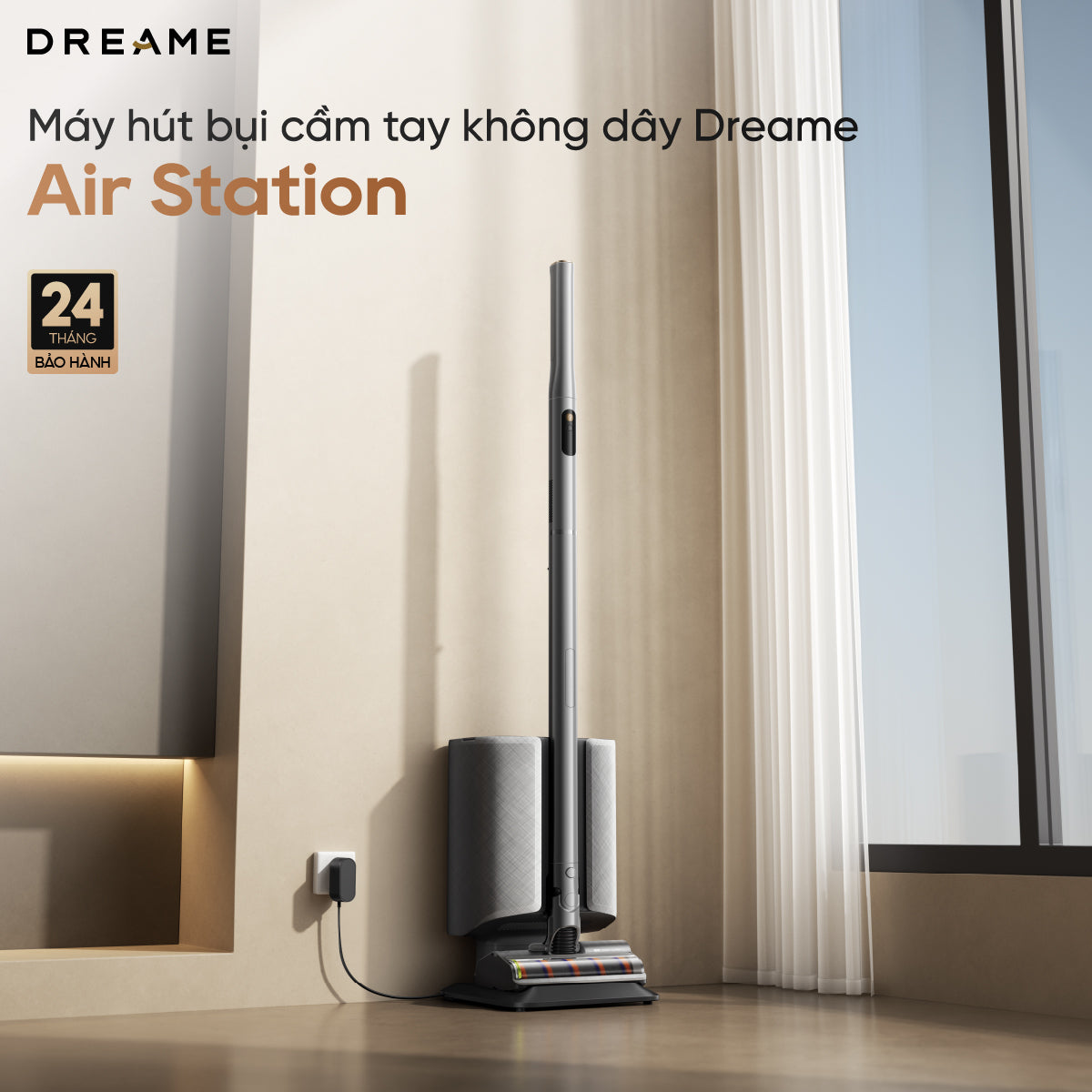 Máy hút bụi cầm tay không dây Dreame Air Station