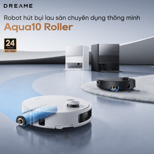 Robot hút bụi lau sàn chuyên dụng thông minh Aqua10 Roller