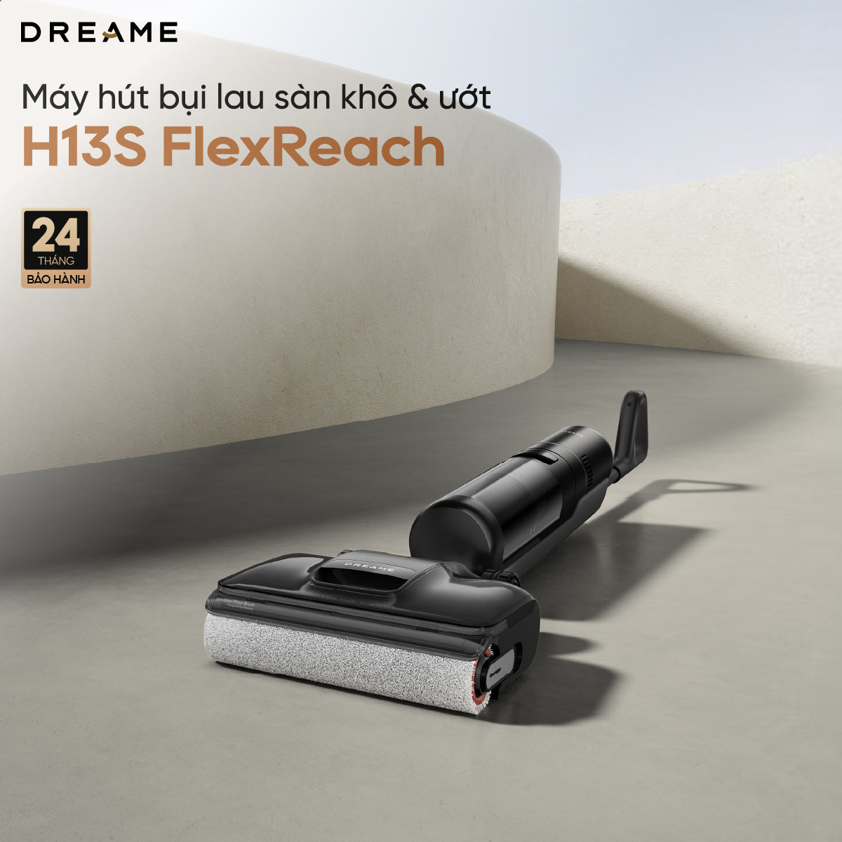 Máy hút bụi lau sàn khô & ướt H13S FlexReach