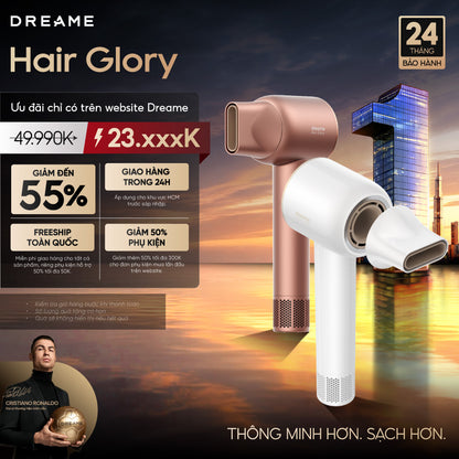 Máy sấy tóc ion âm tốc độ cao Dreame Hair Glory Standard