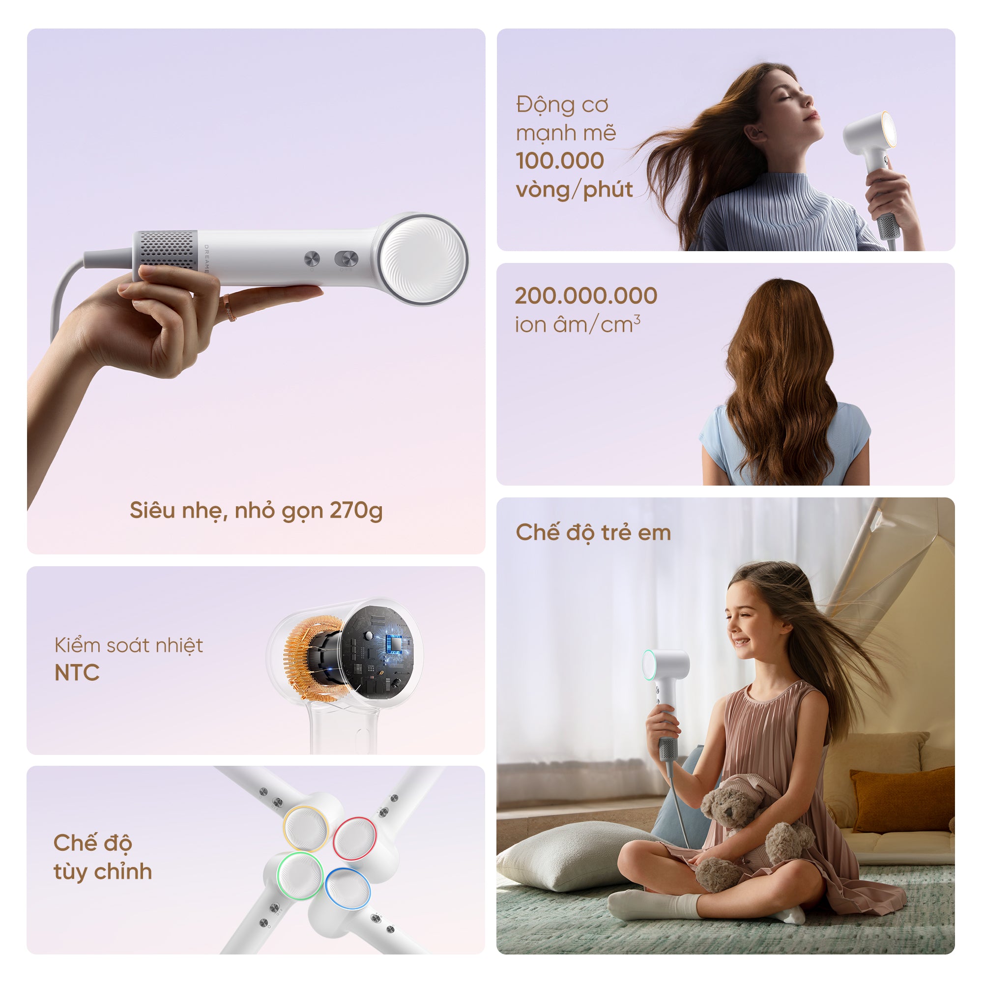 Máy sấy tóc Dreame Hair Mini