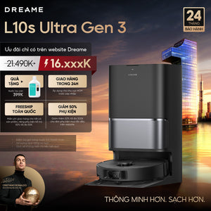 Robot hút bụi lau sàn chuyên dụng thông minh L10s Ultra gen 3