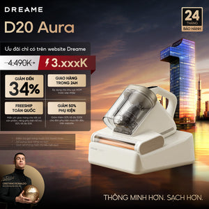 Máy hút bụi giường nệm Dreame D20 Aura