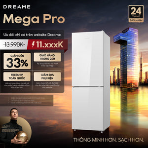 Tủ lạnh ngăn đá dưới Dreame Mega Pro 409L