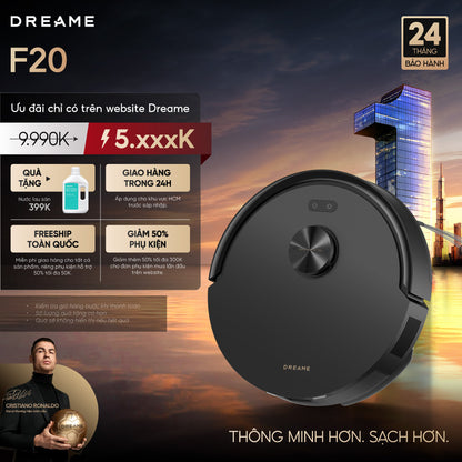 Robot hút bụi lau sàn chuyên dụng Dreame F20
