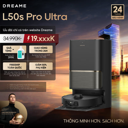 Robot hút bụi lau sàn chuyên dụng Dreame L50s Pro Ultra