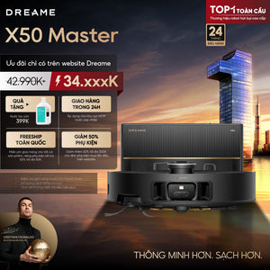 Robot hút bụi lau sàn chuyên dụng thông minh X50 Master
