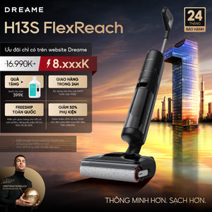 Máy hút bụi lau sàn khô & ướt H13S FlexReach