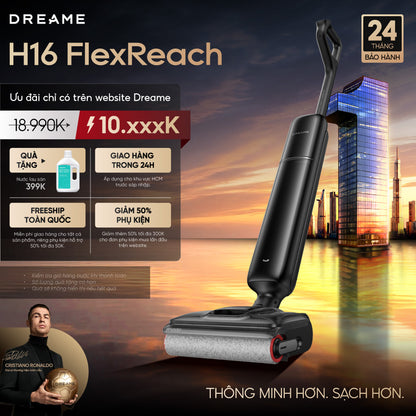 Máy hút bụi lau sàn khô & ướt Dreame H16 FlexReach