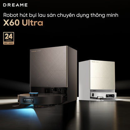Robot hút bụi lau sàn chuyên dụng thông minh Dreame X60 Ultra