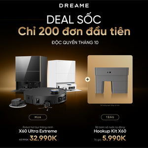 Robot hút bụi lau sàn chuyên dụng thông minh X60 Ultra Extreme