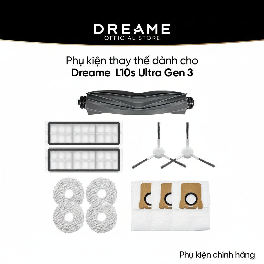 Phụ kiện Dreame thay thế L10s Ultra Gen 3 - phụ kiện chính hãng