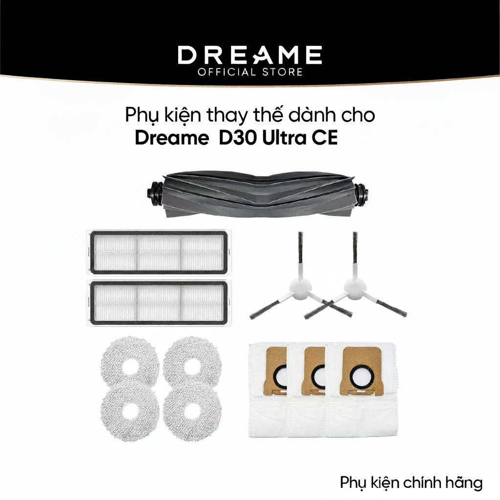 Phụ kiện Dreame thay thế D30 Ultra CE/ D30 Ultra - phụ kiện chính hãng